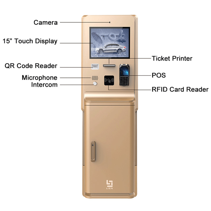China Multiple Payments Parking Kiosk Weather Resistant User Friendly Fast and Sensitive Manufacturer Multiple Payments Parking Kiosk Weather Resistant User Friendly Fast and Sensitive